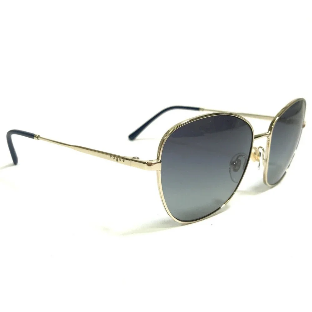 Vogue Sunglasses VO4232-S 848/4L Shiny Gold Cat Eye Frames with Gray Lenses